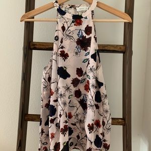 A.L.C. silk floral top sleeveless women’s 6 small